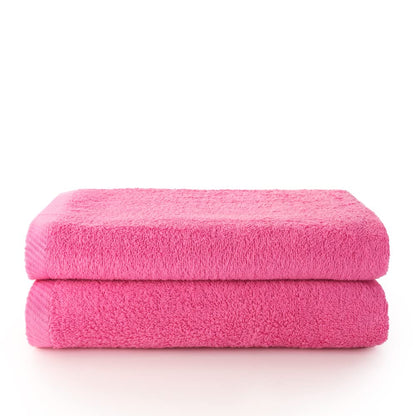 Top Towel Plus - Large Bath Towels - 2 Bath Towels - 100 x 150 cm - 100% Cotton - Strawberry