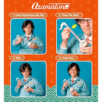 Otamatone Ninja Japanese Electronic Musical Instrument, Portable Touch Sensitive Digital Music Instruments Synthesizer, Fun Cool Kids Teens Adults Birthday Christmas Toy Song Game Stuff