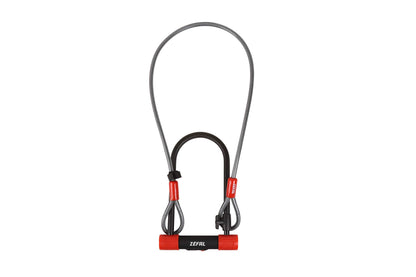 Zefal 4944B K-Traz U13 & Cable U-Lock, Black, 115 x 230mm / 120cm