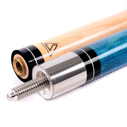 CUESOUL 58 Inch 19 Oz 1/2 Jointed Maple Billiard Pool Cue (CSTB003)