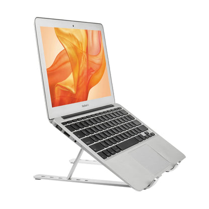 Desire2 Adjustable Laptop Stand, Portable Aluminium Holder for Desk, Foldable Ventilated Cooling Notebook Stand for Macbook Air Pro, HP, Lenovo, Sony