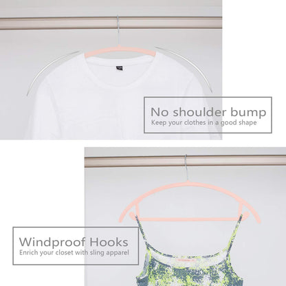 Premium Velvet Hangers (Pack of 50) Heavyduty- Non Slip No Shoulder Bump Suit Hangers