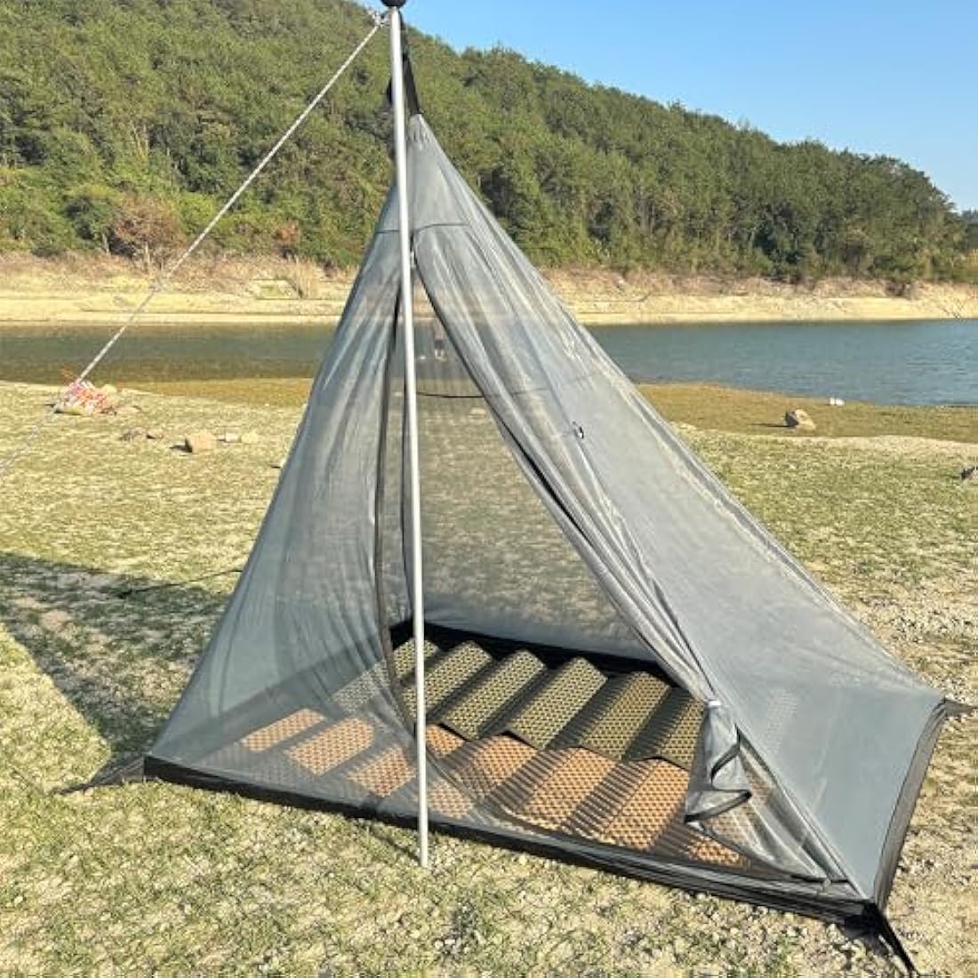 Camping Hot Tent with Wood Stove Jack Winter Teepee Tent 4 Season Backpacking Tent for Survival Hunting Military Fishing