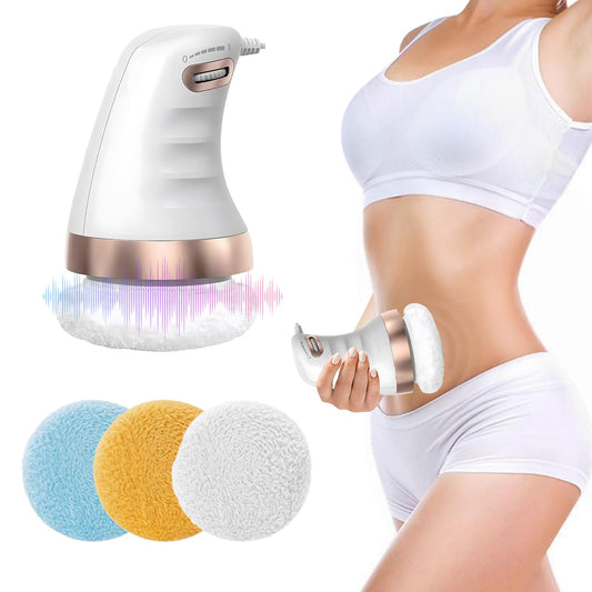 Body Massager Tool, Bodys Sculpting Machine, Handheld with 3 Washable Pads Machines for Belly Waist Neck Buttocks Legs Valentines Gifts for Her