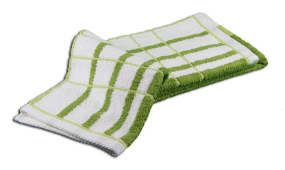 Gözze - Beach Towel, 100% Baumwolle, Berlin, Striped, 70 x 140 cm - Lime/White