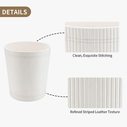 GORESE Office Waste Paper Bin - Trash Can Wastebasket,Garbage Container Bin for Storing and Holding Waste in Bathroom, Kitchen, Home Office