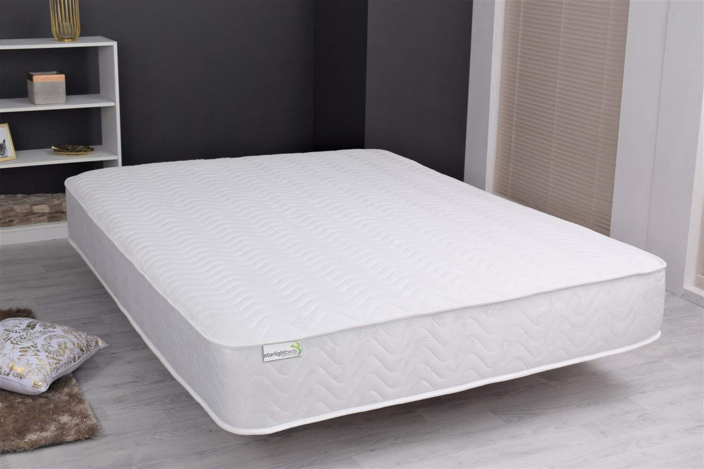 Starlight Beds Tempo White Shorty Mattress, 2ft6 x 5ft9