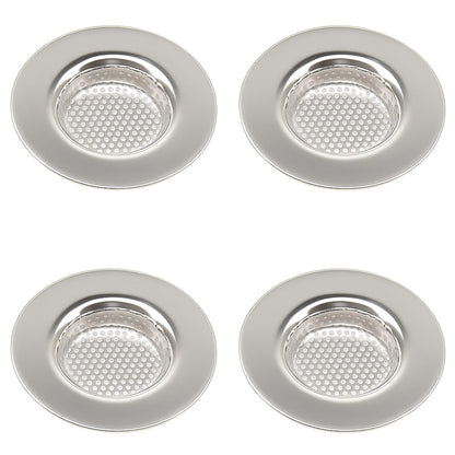 4Pcs Sink Strainer, Stainless Steel Kitchen Sink Strainer Plug, Stainless Steel Sink Drain Strainer