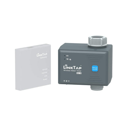 LinkTap G1S Wireless Water Timer (Gateway Not Included), Smart Irrigation Controller for Lawns & Gardens, Easy Install, Weather Aware, Greater Range