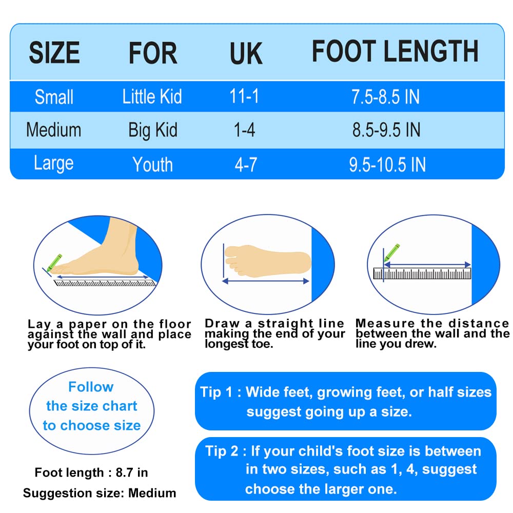 Kids Roller Skates for Boys Girls Children Beginners, 4 Sizes Adjustable Roller Skates for Child Toddler Ages 4-6-12 with 8 Light up Wheels (Medium -