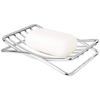 GUUKAR Soap Dish Stainless Steel Bar Soap Holder for Shower Bathroom, Self-draining Soap Dishes Sponge Holder for Kitchen Sink