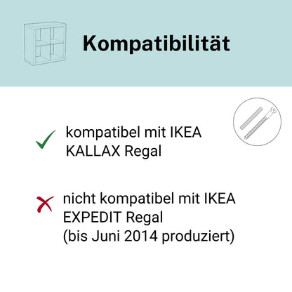 Repair Kit/Replacement Parts Set Suitable for IKEA Kallax 2