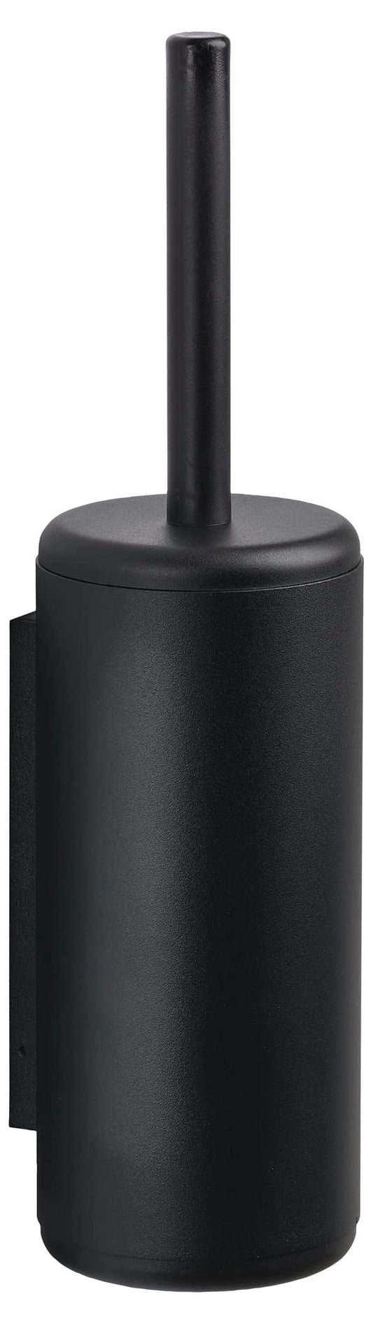 Zone Denmark Rim Toilet Brush Wall Mounted Toilet Brush Set with Brush and Holder for Bathroom Wall Mounted Diameter 10 cm Height 38.2 cm Black