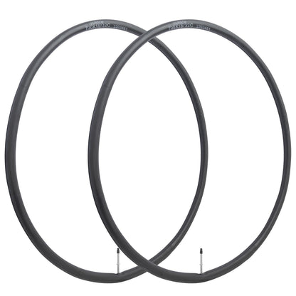 6PCS 700C Heavy Duty Bike Tubes 700x18C/32C 18/32-622 Bicycle Tubes FV60mm Presta Valve and 2 Rim Strips Compatible with 700x18C 700x20C 700x23C