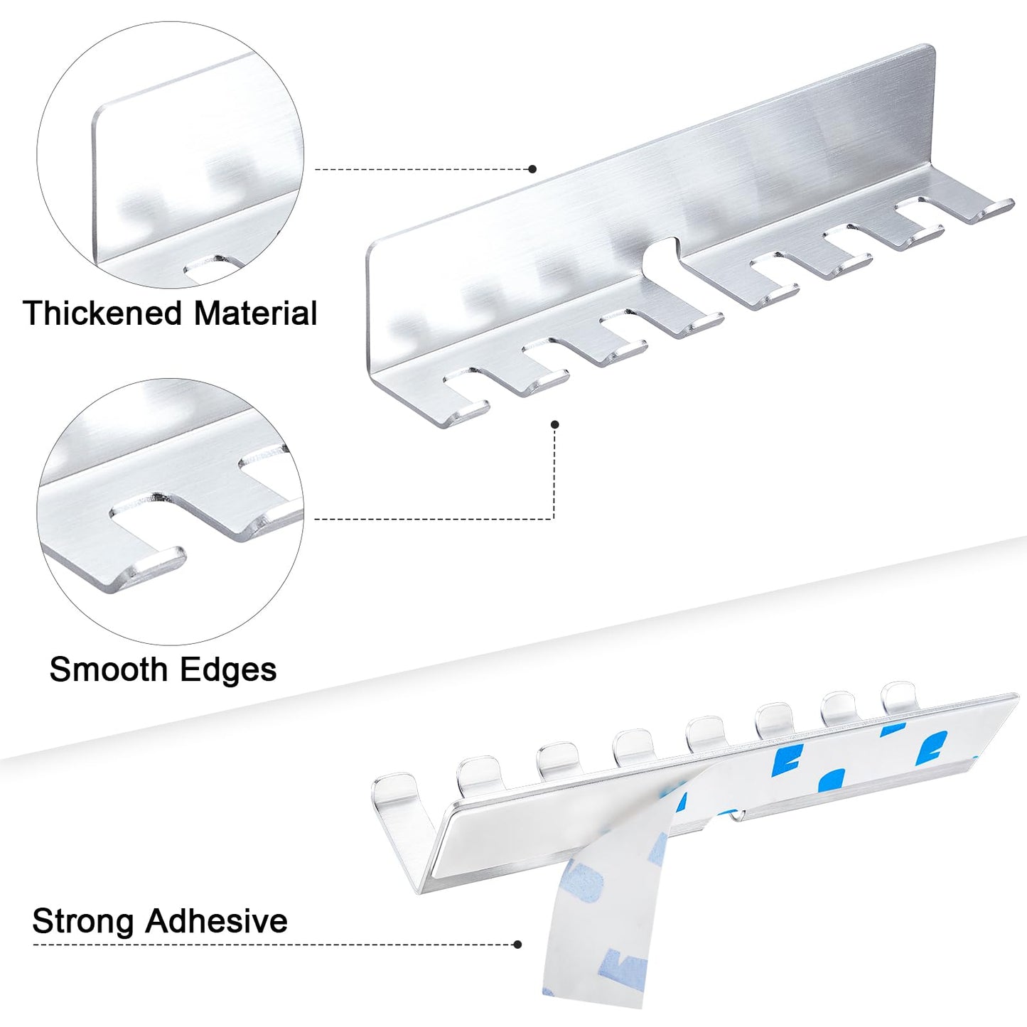 YAYINLI Toothbrush Holder Wall Mounted - Electric Tooth Brush Holder for Bathroom, Self Adhesive Non Screw Toothbrush Head Holder