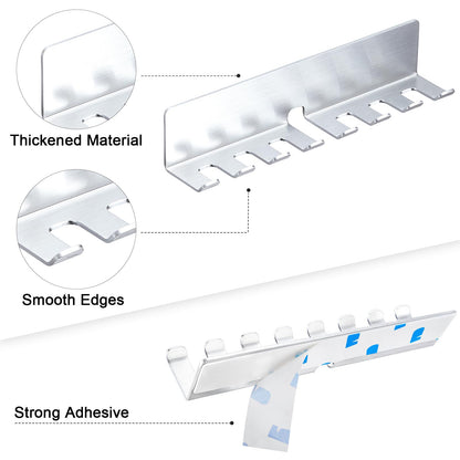 YAYINLI Toothbrush Holder Wall Mounted - Electric Tooth Brush Holder for Bathroom, Self Adhesive Non Screw Toothbrush Head Holder