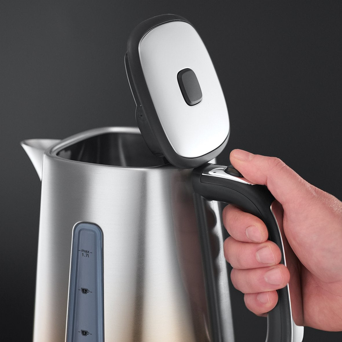 Russell Hobbs Eclipse Stainless Steel & Copper Sunset Ombre 1.7L Electric Cordless Kettle (Quiet & Fast Boil 3KW, Removable washable anti-scale