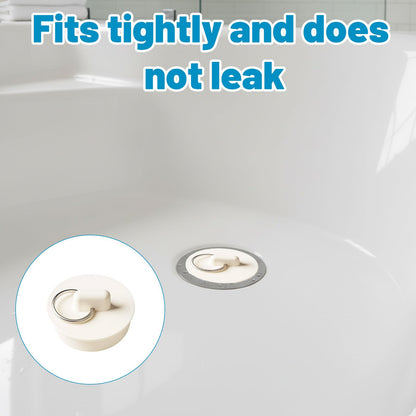 Sink Plugs, Bath Plug Replacement, Universal Bath Plug, Set of 8, Durable Rubber Design, Fits Most Sink and Bathtub Drains, Easy to Install and Remove