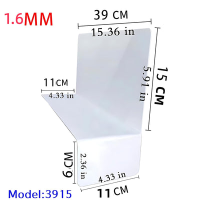 8Gnituhs 1.6MM 20 Pcs 39 * 15CM PVC Shelf Dividers for Closets Wood Shelf Separators Clothes Organizer and Bedroom Storage and Organization