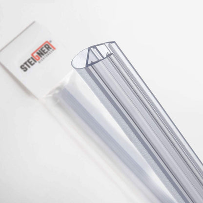STEIGNER UK07 70cm Shower Seal for 6/7 / 8mm Glass Shower Doors and Panels Stops Leaks and Creates A Barrier