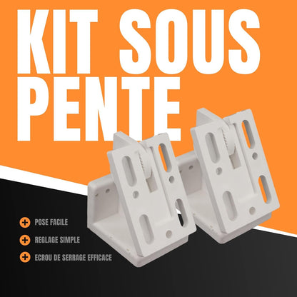 Sous Pente Kit - Under Slope Design and Storage Solution for Attics, Closets, Dressing Rooms and Offices with Space Optimization Under Roof