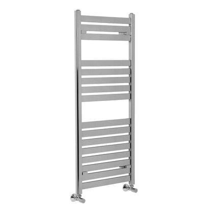 Warmehaus Designer Flat Panel Heated Towel Rail Radiator 1200 x 500 Chrome