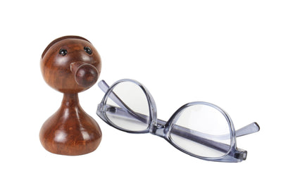 SWACRAFT Wooden Eyeglass Holder Stand—Handmade Bird-Shaped Glasses Holder—Home Living Room Decor Desk Accessories for Office Desk