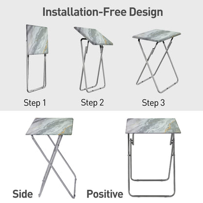 Small Folding Table, Foldable Table, TV Tray Table, Sofa Table, End Table