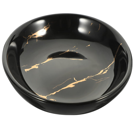 Alipis Ceramic Soap Dish: Anti-Slip Marble Soap Holder - Bar Plate Case for Shower Bathroom Vanity Sink Kitchen Easy Cleaning