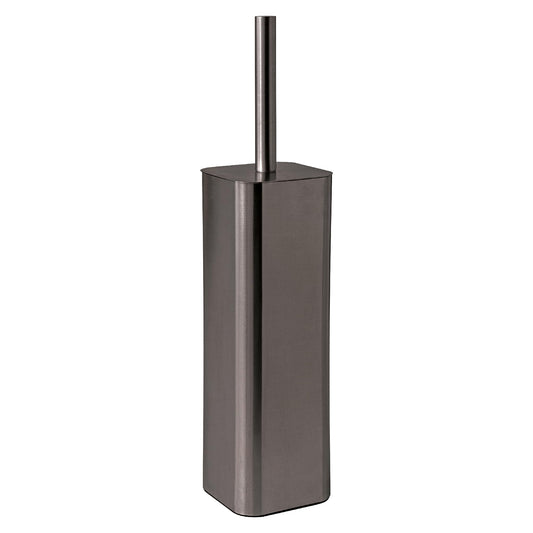 Gedy TONGA BRUSH, Stainless Steel chromall, Gunmetal, 8,3x8,3x38cm