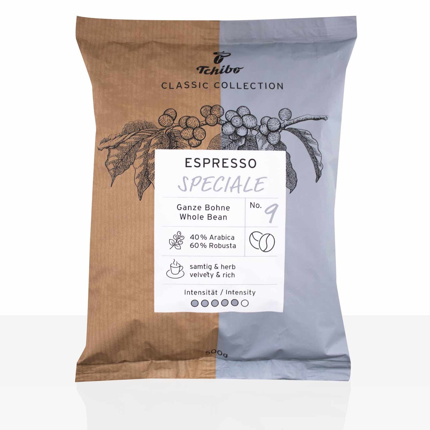 Tchibo Cafe Espresso Speciale - 500g Coffee Whole Bean