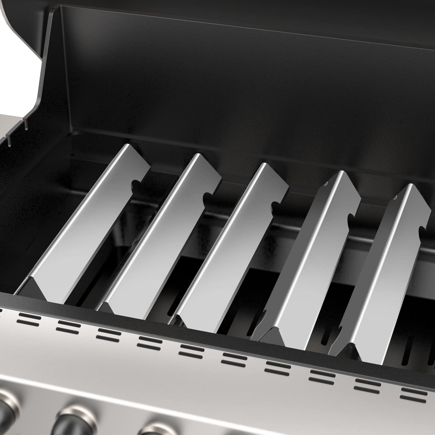 onlyfire Stainless Steel Flavorizer Bars for Weber Genesis II E310, LX E-340 / S-340?Heat Plate Flavor Bars Gas Grill Replacement for Weber Genesis II