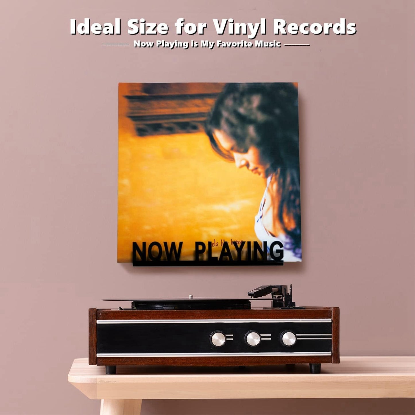 Lrtzizy Wall Mount CD Record Display Stand Now Playing Acrylic Vinyl Record Shelf for Home Decoration White Easy to Use