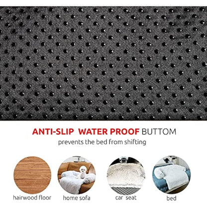 ANWA Dog Sofa Bed Cover - Plush Mat for Dog Furniture and Couch Protection - Soft Washable Bed Mat for Dogs - 40" x 40" x 6"