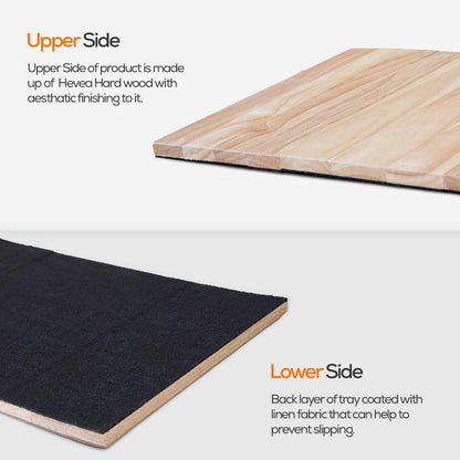 WINSOME Wooden Sofa Arm Tray Foldable Sofa Tray Couch Armrest Table Flexible Arm chair Tray Perfect for Drink Snacks, Magazine, and Remote