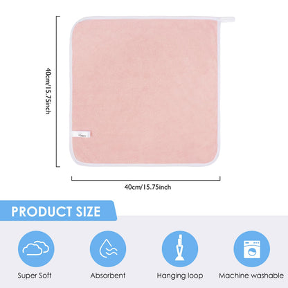 VIVOTE Microfiber Hand Towel for Bathroom, Hand Towels with Hanging Loop