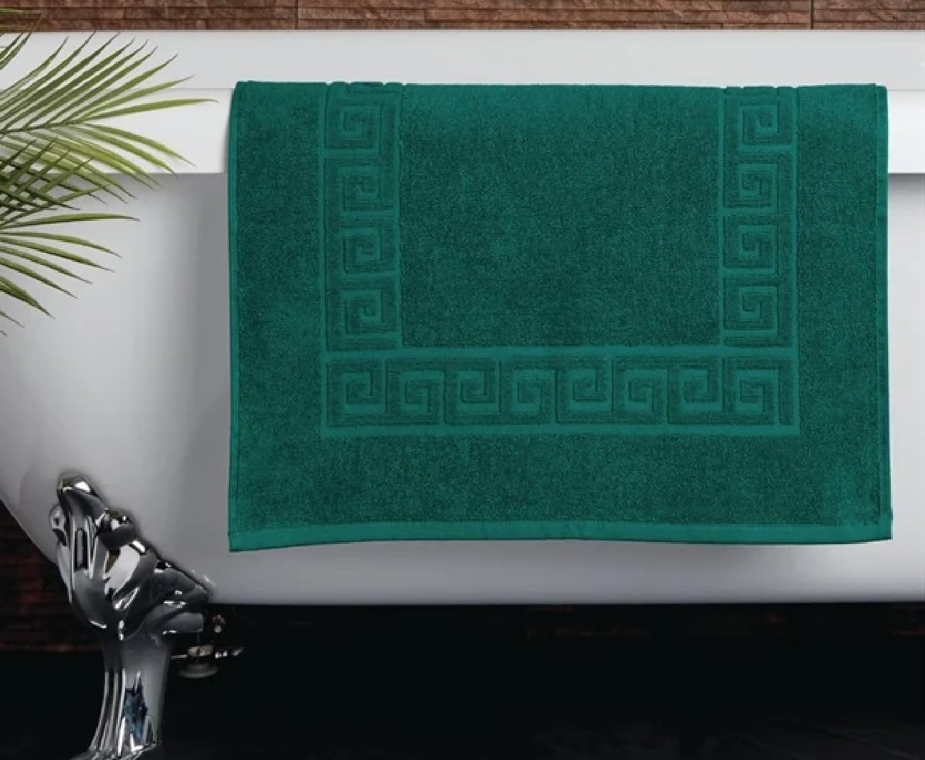 Soft 500GSM 100% Cotton Bathroom Towels Face I Hand I Bath Towels I Bath Sheet I Bath Mat - Dark Green (Bath Towel (70 x 135cm))