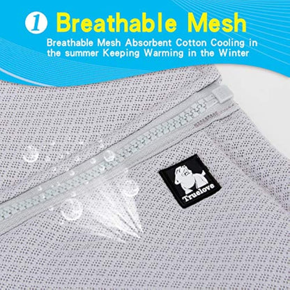 MOKCCI Truelove Dog Cooling Vest Harness Cooler Jacket with Adjustable Zipper for Outdoor Hunting Training and Camping