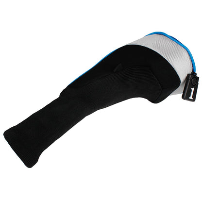 Andux 5pcs/Set Golf 460cc Driver Fairway Wood Club Head Covers Long Neck Black/Blue