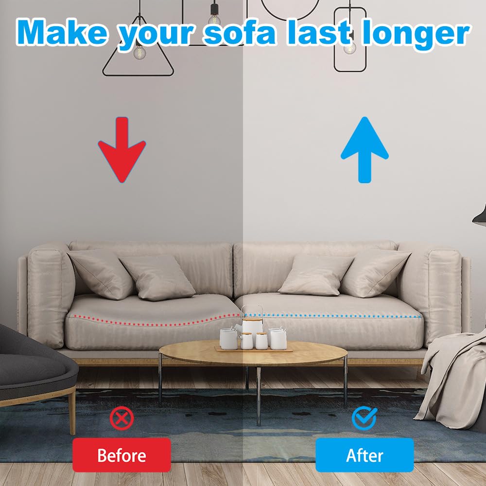 Duscdesp 50×50cm Sofa Support Boards,Sofa Bed Support Cushion Sofa Saver,Cushion Sag Repair for Corner Sofa Sofa Bed Couches Settee (Black & 3 Pcs)