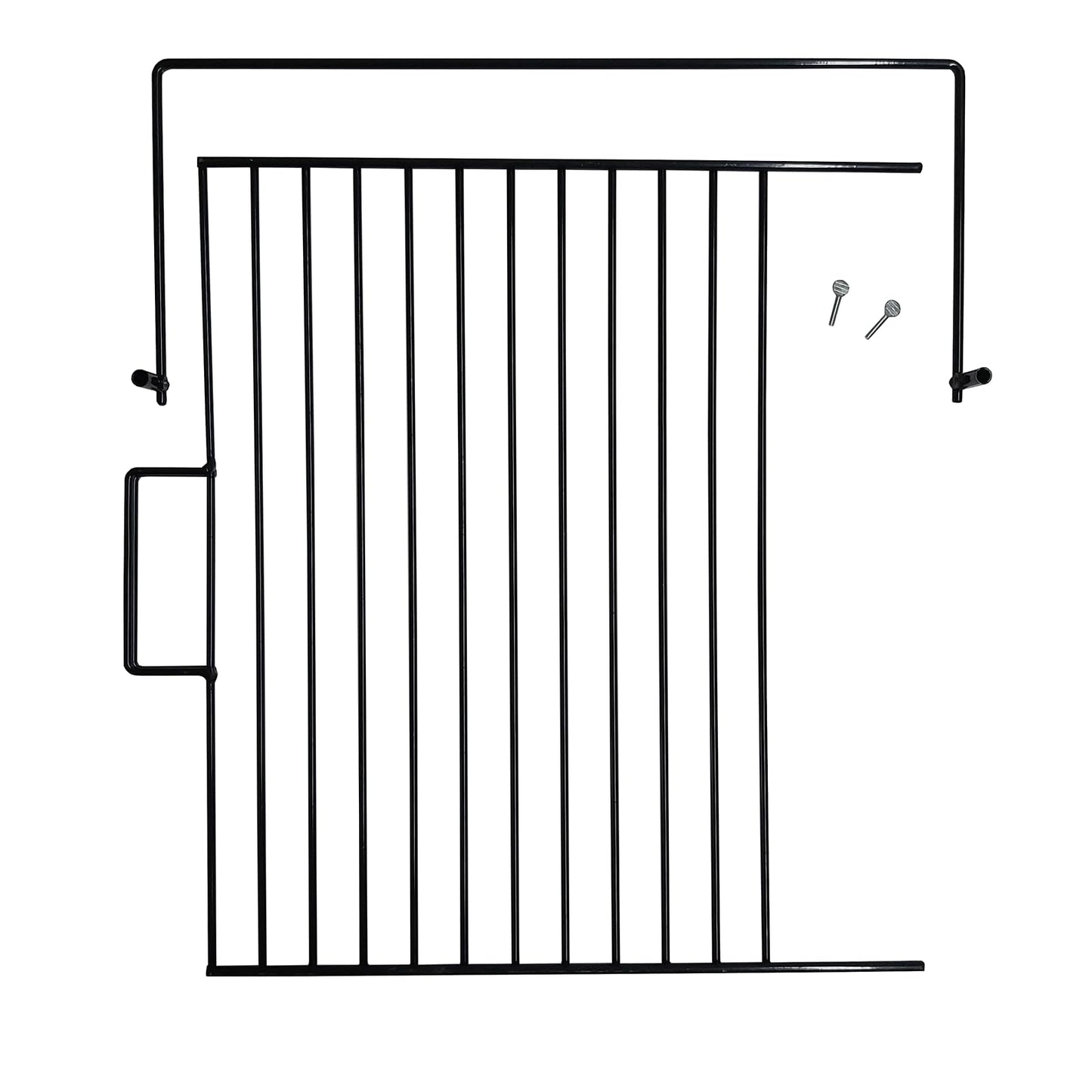 Large Counter Mesh Panel Hook Stand in Black for Shop Display, Keyrings, Gifts 380mm x 220mm Includes 8 x 4 Single Black Mesh Hooks (J46L/7-FBA)