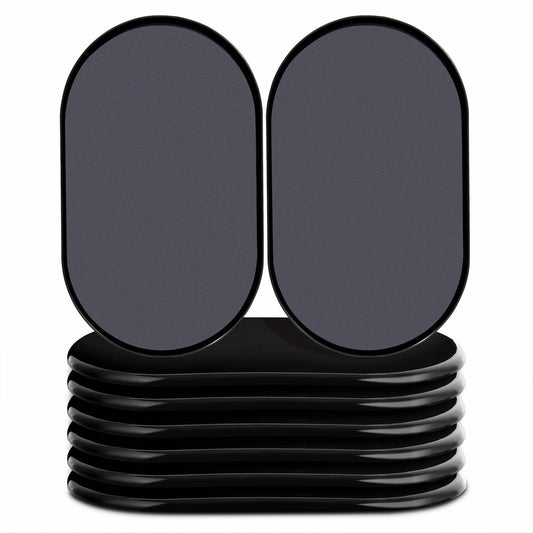 Ezprotekt 8 Pcs Reusable Furniture Sliders and Gliders for Carpet Surfaces ? Moving Heavy Furniture Quickly and Easily with Furniture Sliders Oval