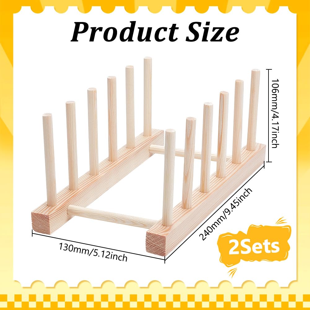 UNICRAFTALE 2 Sets Wooden Bookshelf 5-Tier Toddler Book Display Shelves Mini Natural Wood Color Book Display Stand Holder for Magazines Rooms Nursery