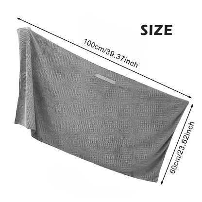 2 Pack Microfiber Hair Drying Towels, 100 x 60cm, Super Absorbent, Super Soft, Fast Drying Turbans Microfiber Hair Towel Wrap for Long, Thick