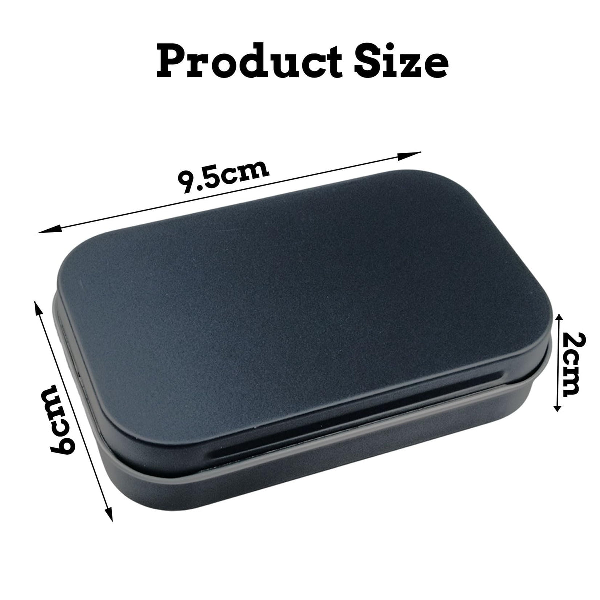 Fofuyim Rectangular Tins Container, 1Pcs Mini Metal Tin Can Candy Box