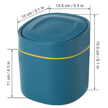 aghoer Mini Table Trash Can for Desktop: Saves 80% of Desk Space