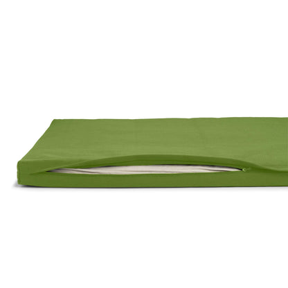 basaho Zabuton Meditation Mat | Organic Cotton | Recycled Fibre Filling (Leaf)