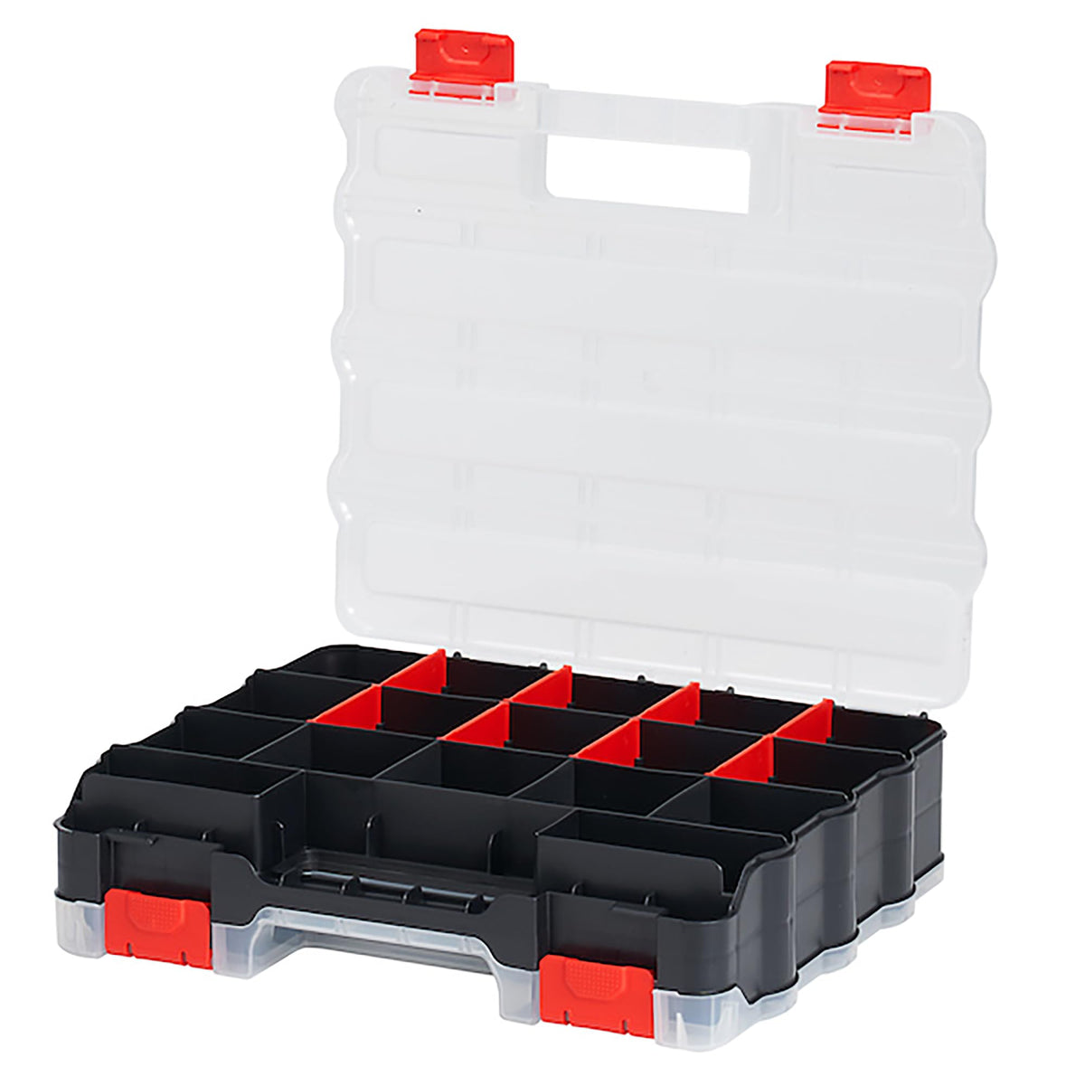 Dekton Jumbo Double Sided Organizer- Organizer Box With 32 Compartments| Removable Separators For Extra Space| Dimensions