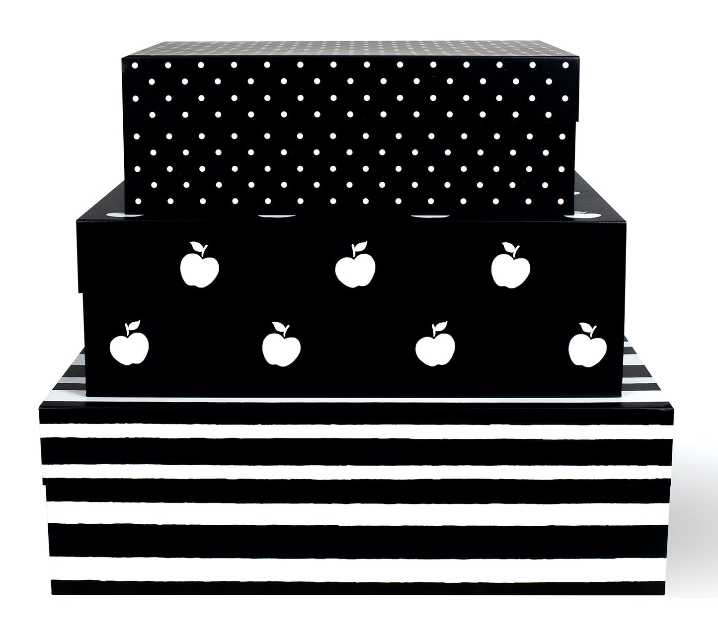 Kate Spade New York Decorative Storage Boxes with Lids, 3 Pack Sturdy Organizer Storage Bins