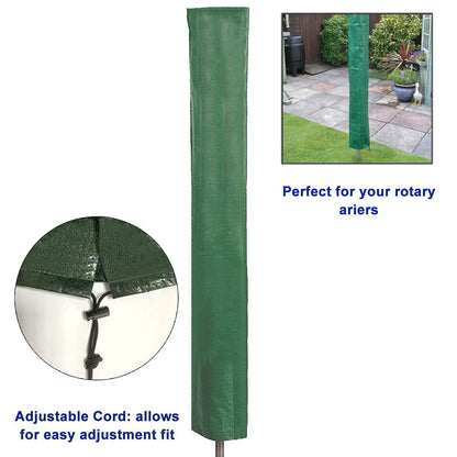 RICHIE Rotary Airer Cover - Waterproof & Windproof, 30x180cm, Green